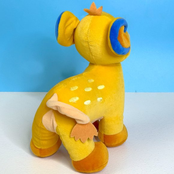 Beautiful Yellow Standing Lion 9"‎ Plush Stuffed Animal Toy Embroidered Face - Picture 4 of 4